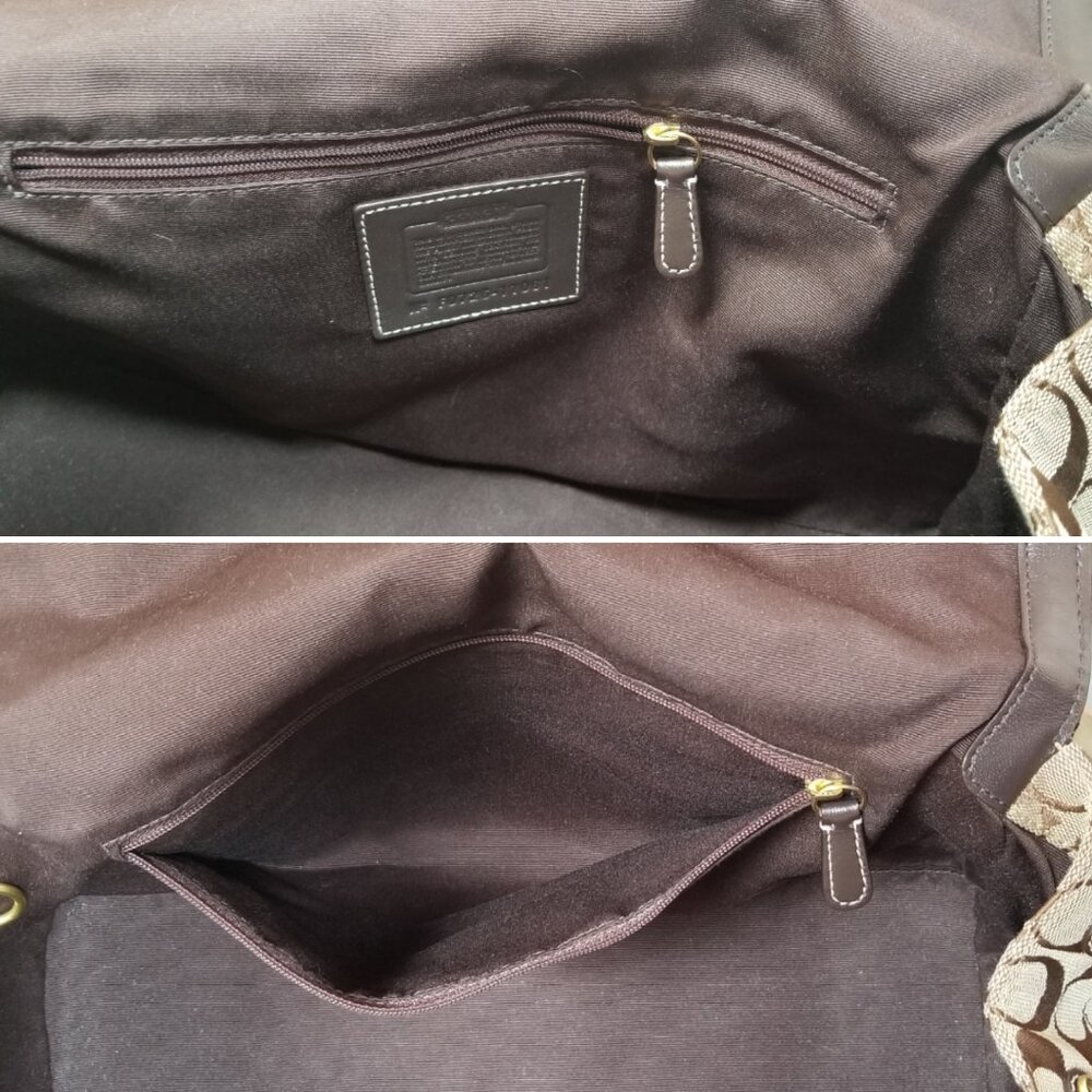 Coach Signature "Hampton" Weekender - Picture 15 of 16